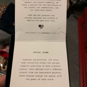 Alex and Ani Birthstone bracelet August